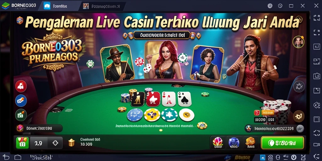 Tampilan gameplay langsung yang mengesankan di BORNEO303.