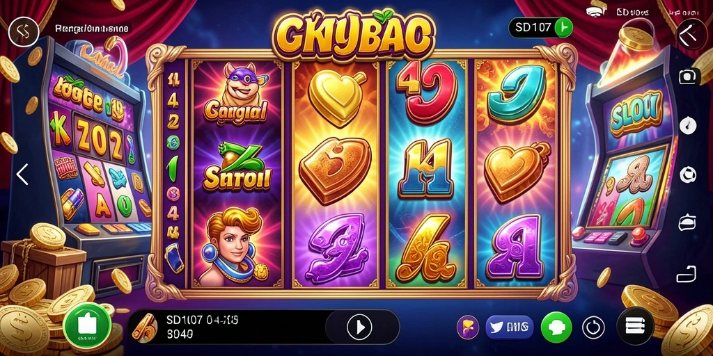 Tampilan permainan Slot yang seru dan menantang.