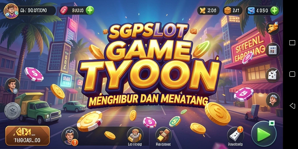 Screenshot gameplay SGPSLOT yang menarik dengan fitur Tycoon.
