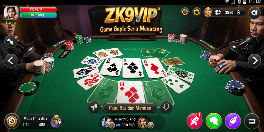 Tampilan gameplay ZK9VIP yang seru dan menarik.